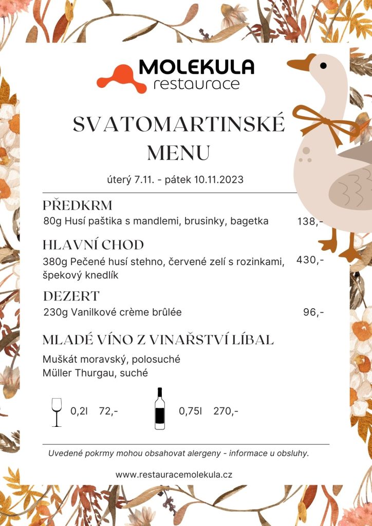 Svatomartinské menu