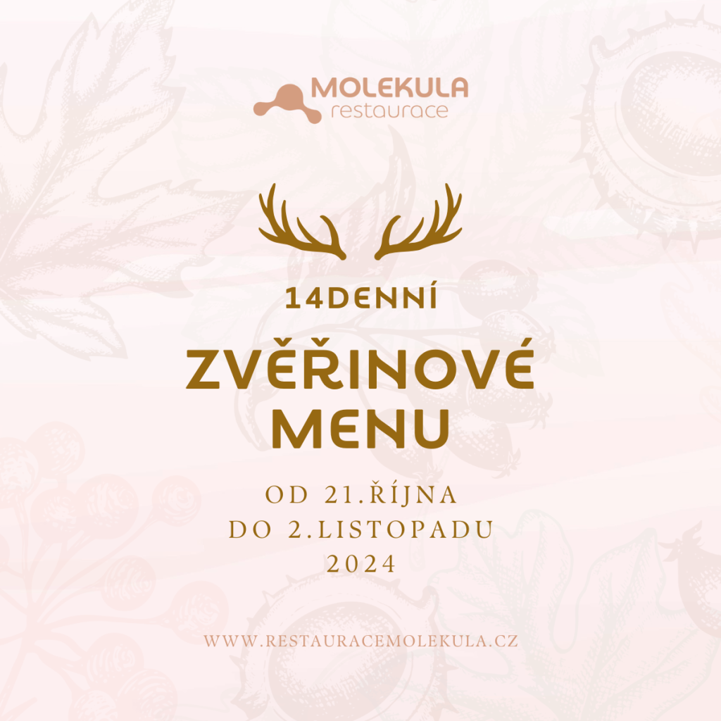 Podzimní zvěřinové menu 2024