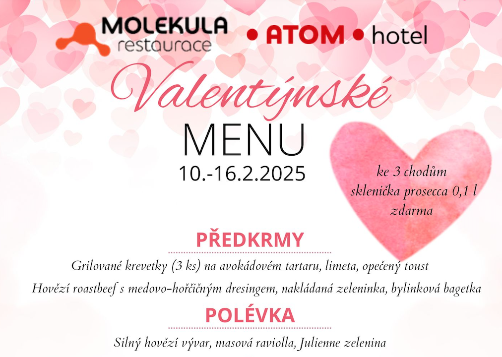 VALENTÝNSKÉ MENU